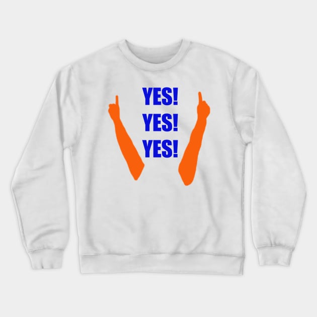 Yes! Yes! Yes! - New York Islanders Crewneck Sweatshirt by ny_islanders_fans